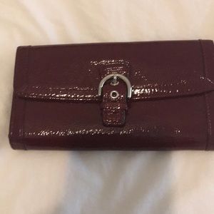 Burgundy Coach Wallet